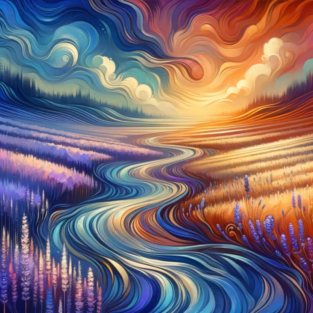 River of Resilience: Whispering Lavender in a Therapeutic Landscape