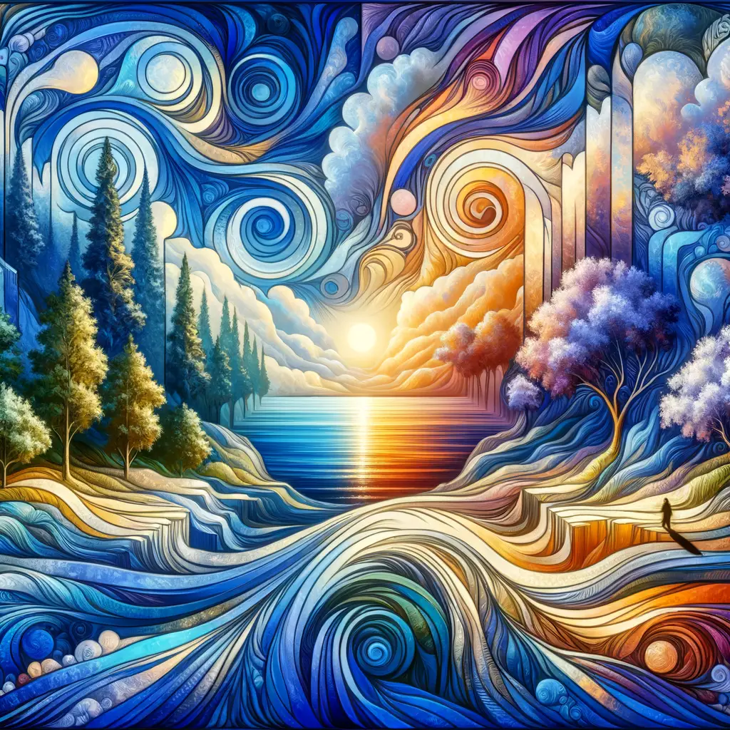 Whispers of Embrace: A Surreal Therapeutic Seascape