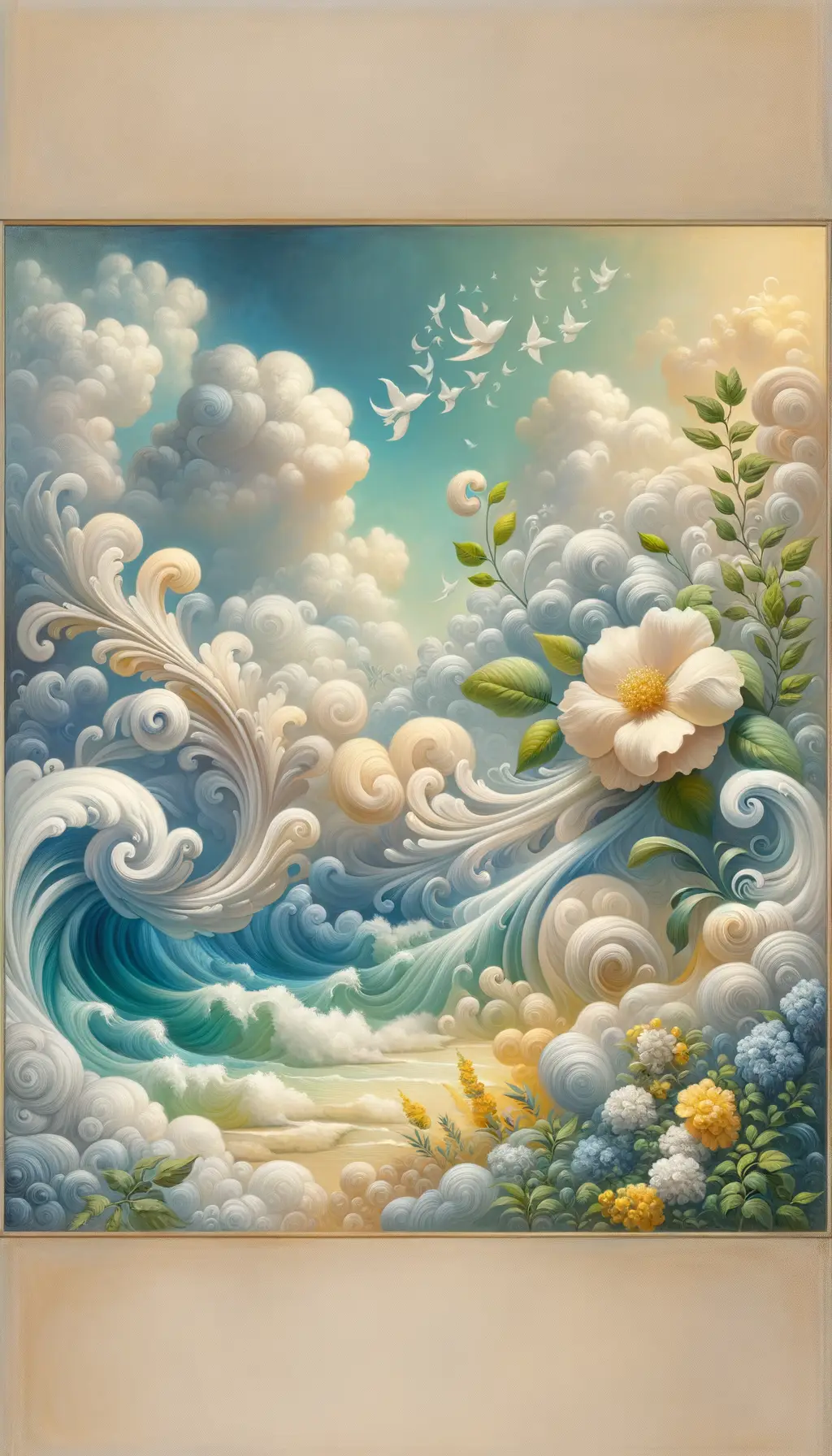 Whispers of Renewal: Blossoming Serenity in Rococo Therapy