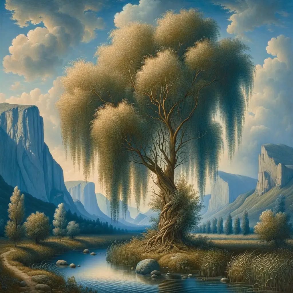 Whispers of the Willow: Embracing Serenity by the Stream