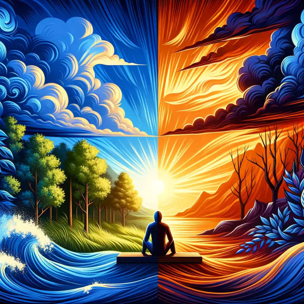 Whispers of Transformation: Nature's Reflection on Encounters