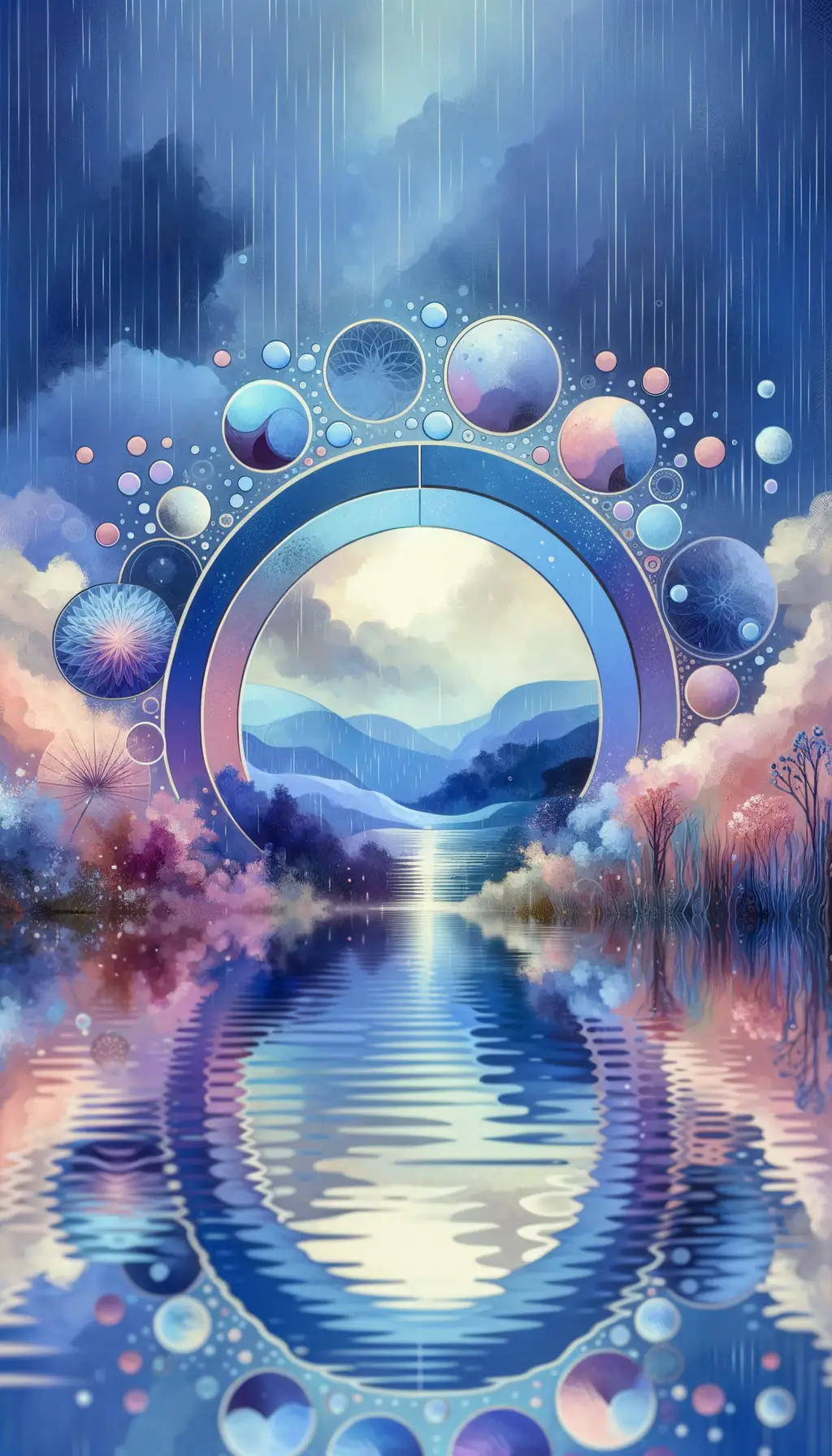 Titling:
"Echoes of Rain: Dawn's Therapy for the Weary Soul