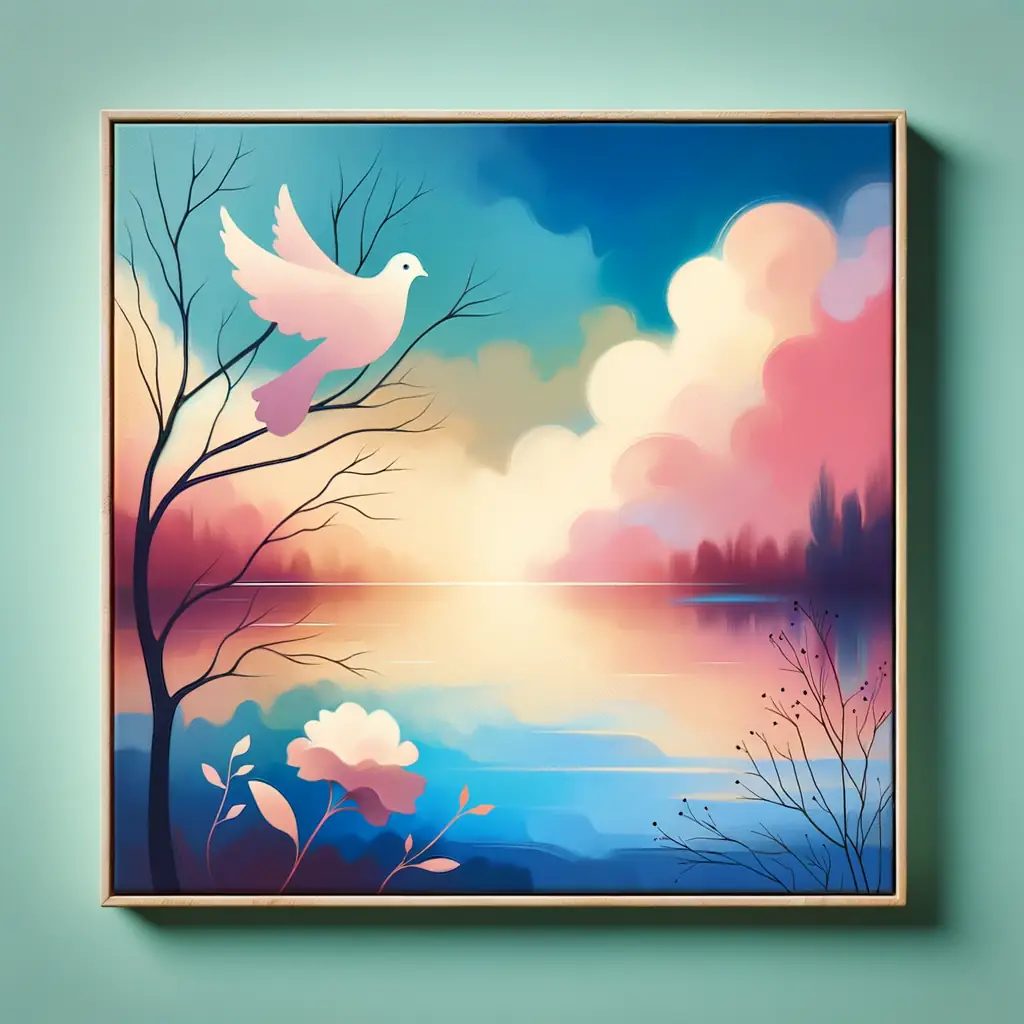 Whispers of Resilience: A Sunset's Healing Embrace