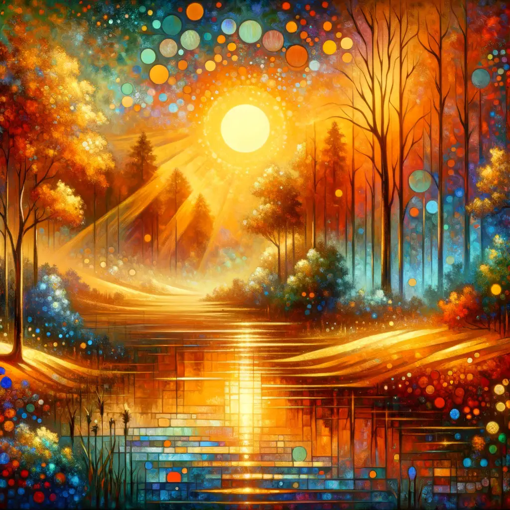 Enchanted Woodland Reverie: Essence of Emotions in Sun-Kissed Shadows