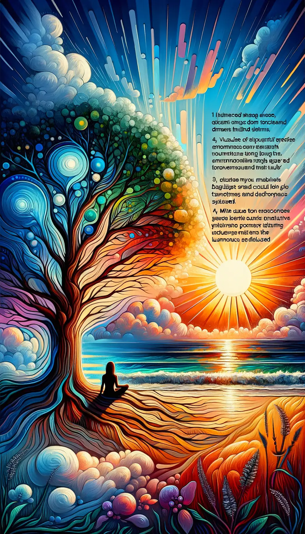 Echoes of Solace: Embrace of the Luminous Dawn