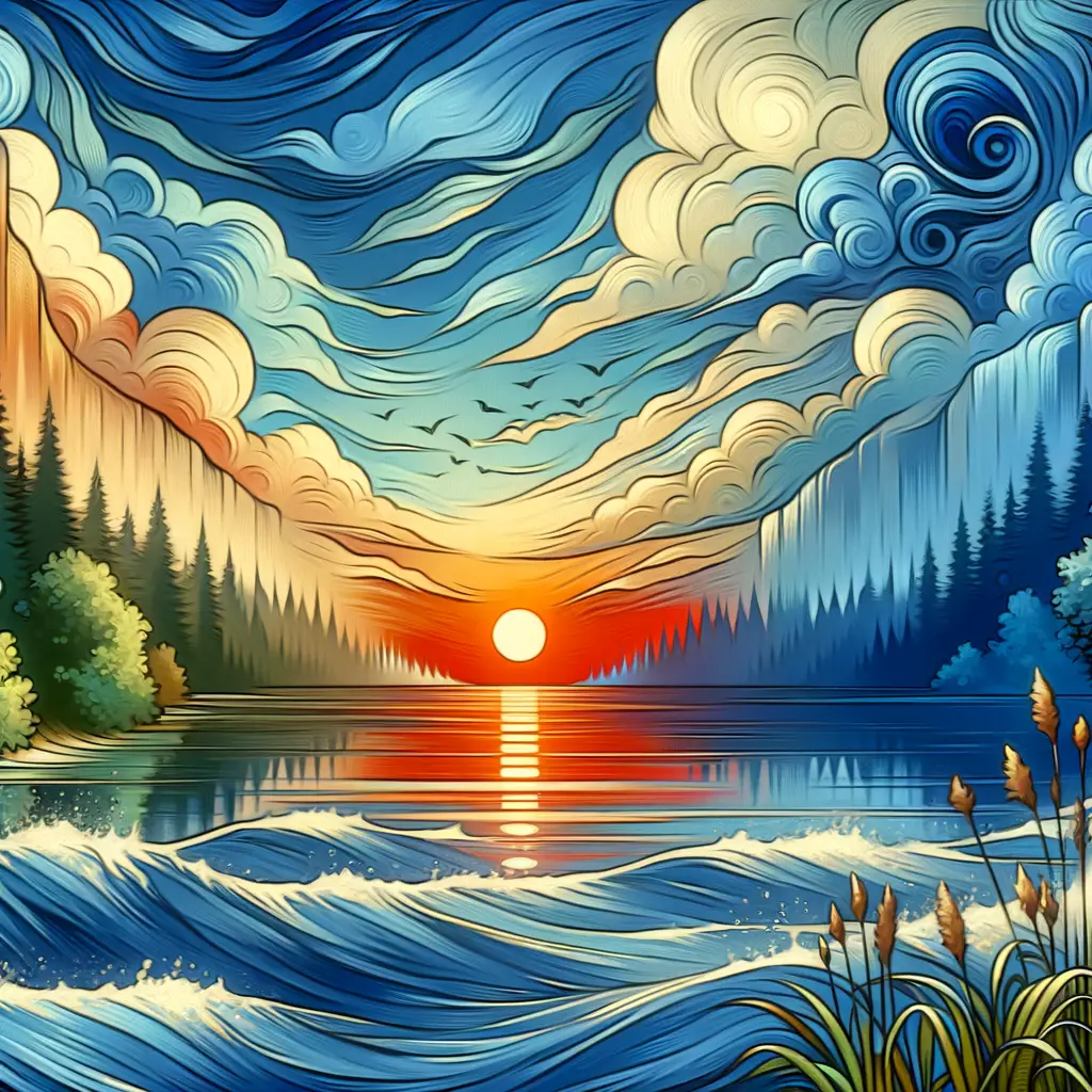 Soul's Sunrise Symphony: Tranquil Resurgence