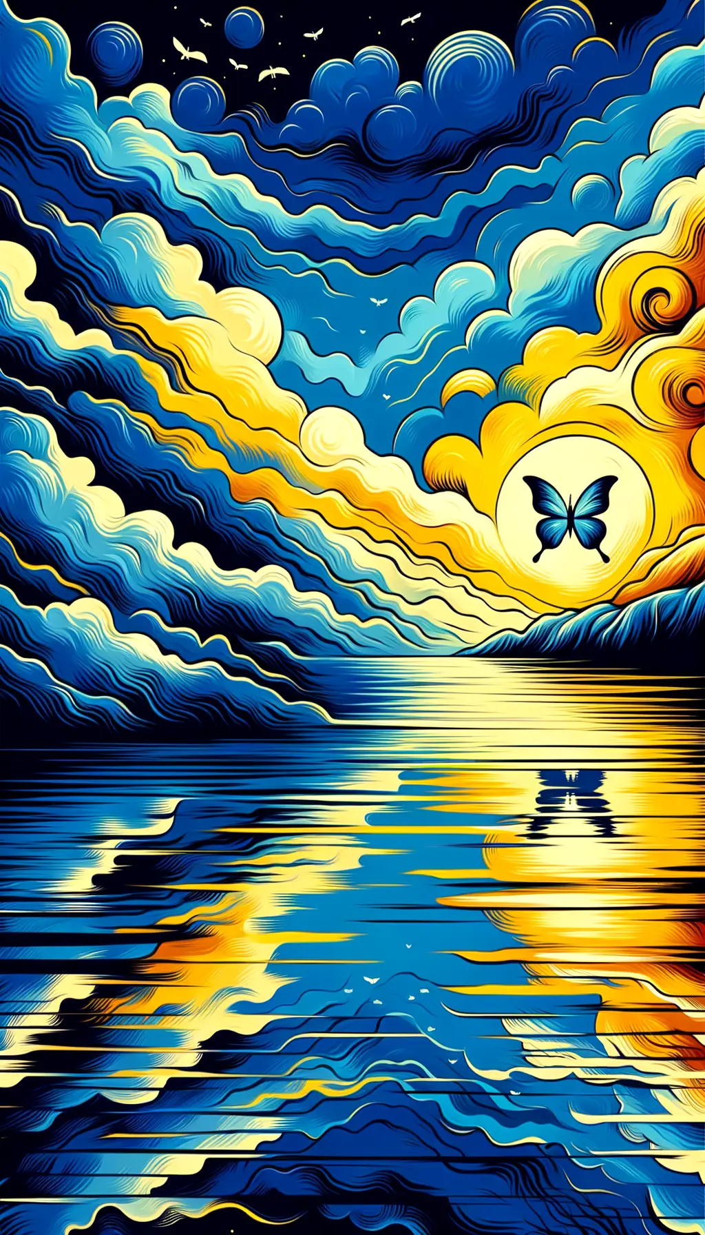 Soulful Resonance: Reflections of Hope in Tranquil Silence