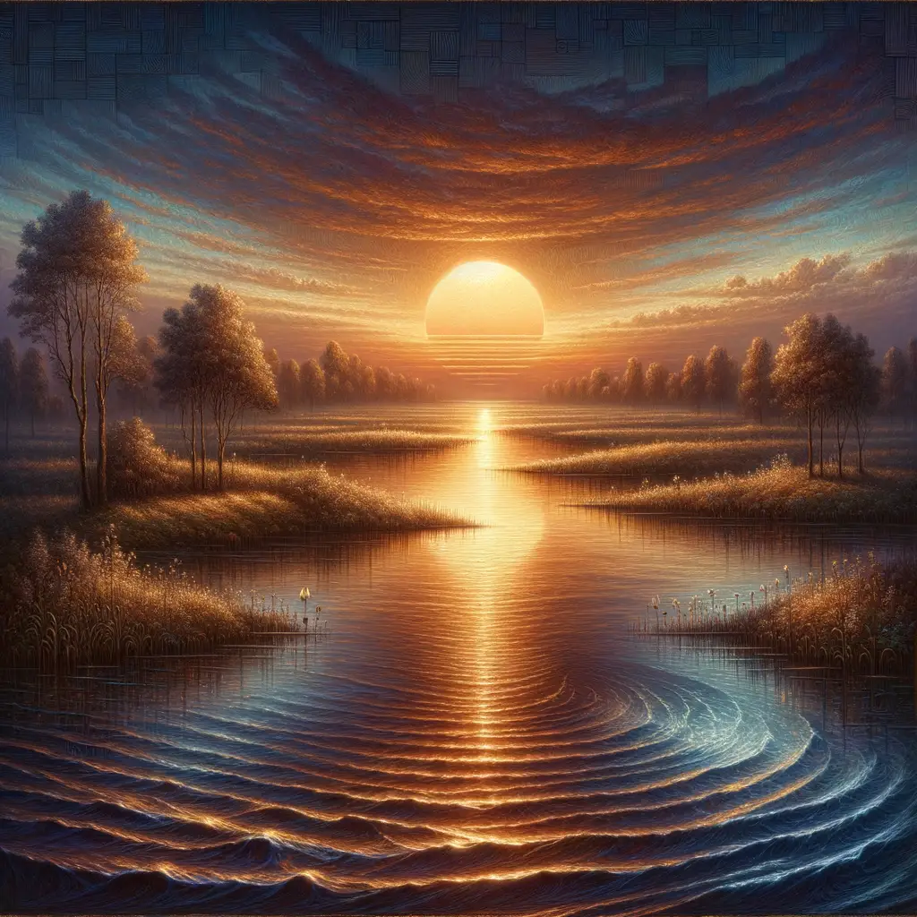 Silent Embrace of the River: Journey Through Calm Serenity