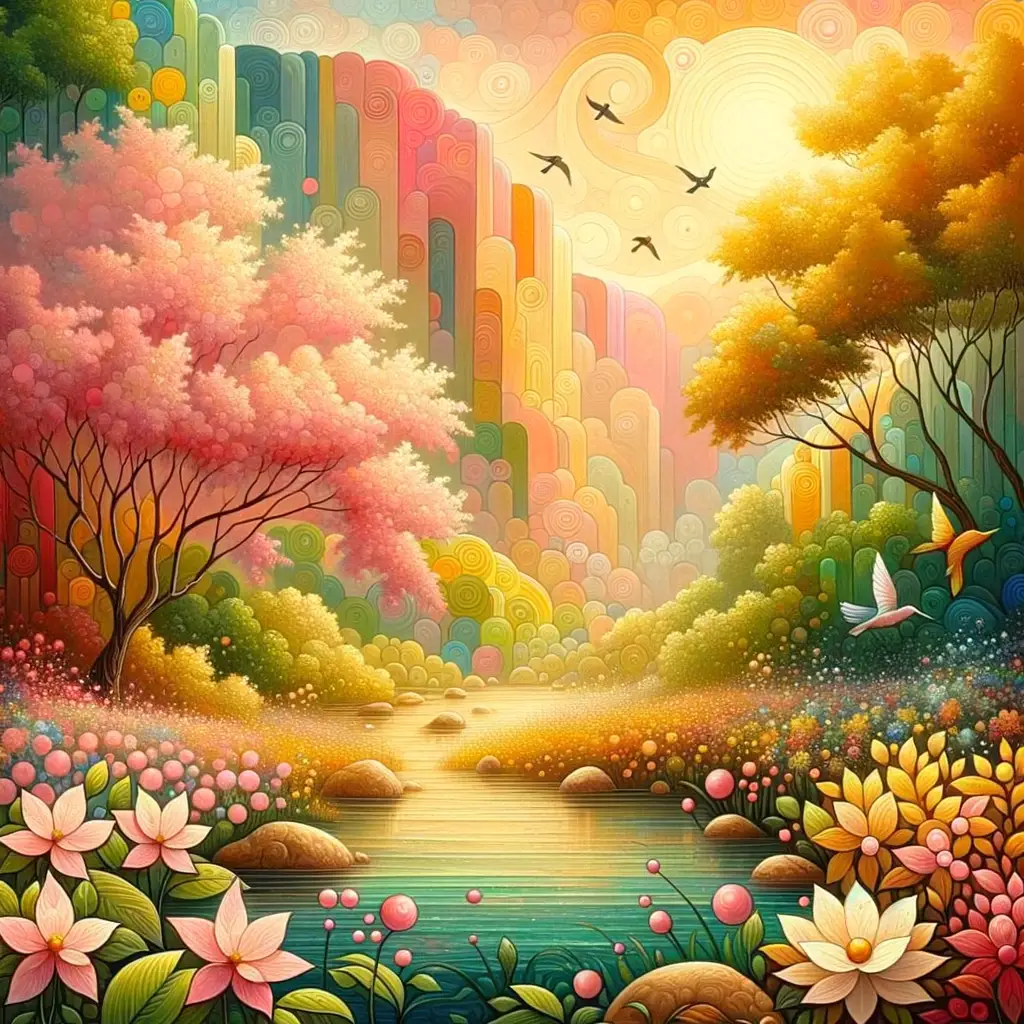 Garden of Healing Whispers: Embracing Hope and Renewal