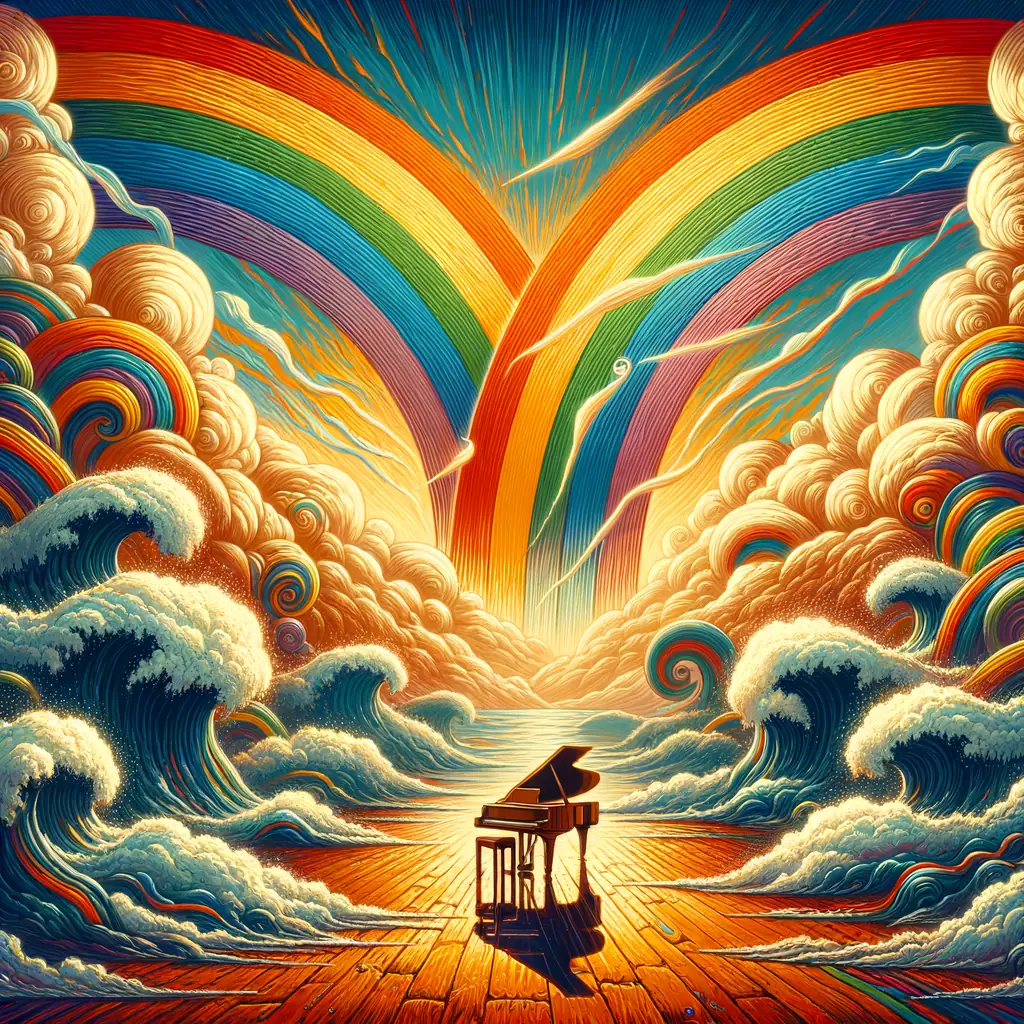 Chromatic Whispers: Healing Echoes of a Double Rainbow