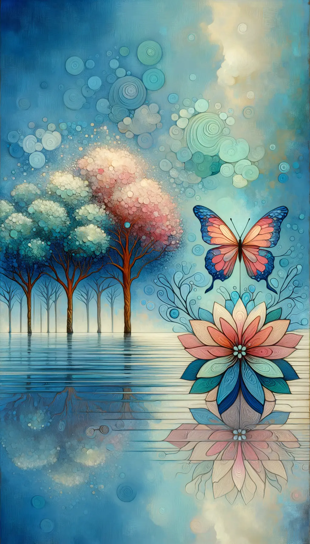 Ethereal Refuge: Where Butterflies and Breezes Commune