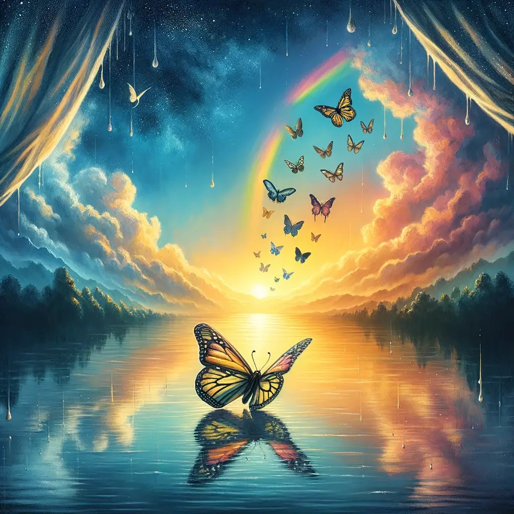Luminous Metamorphosis: Whispers of Resilience