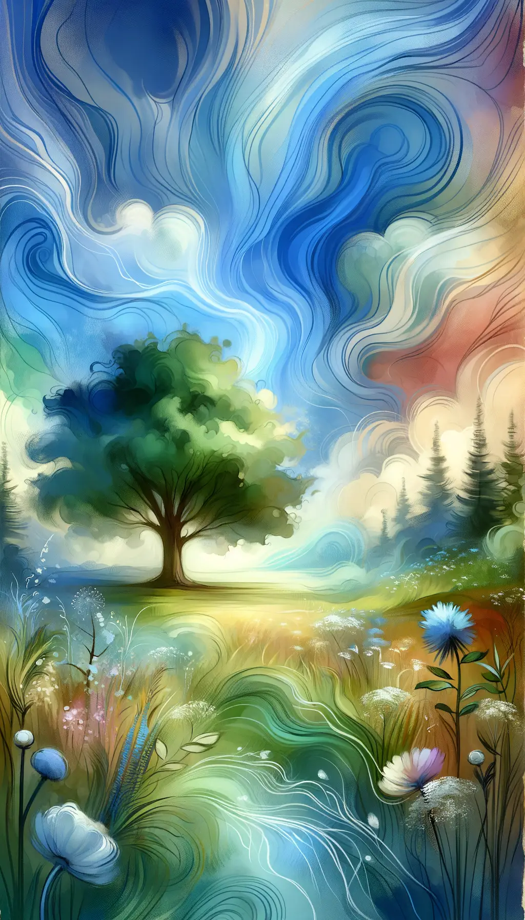 Serenity's Bloom: The Embrace of Resilient Hope