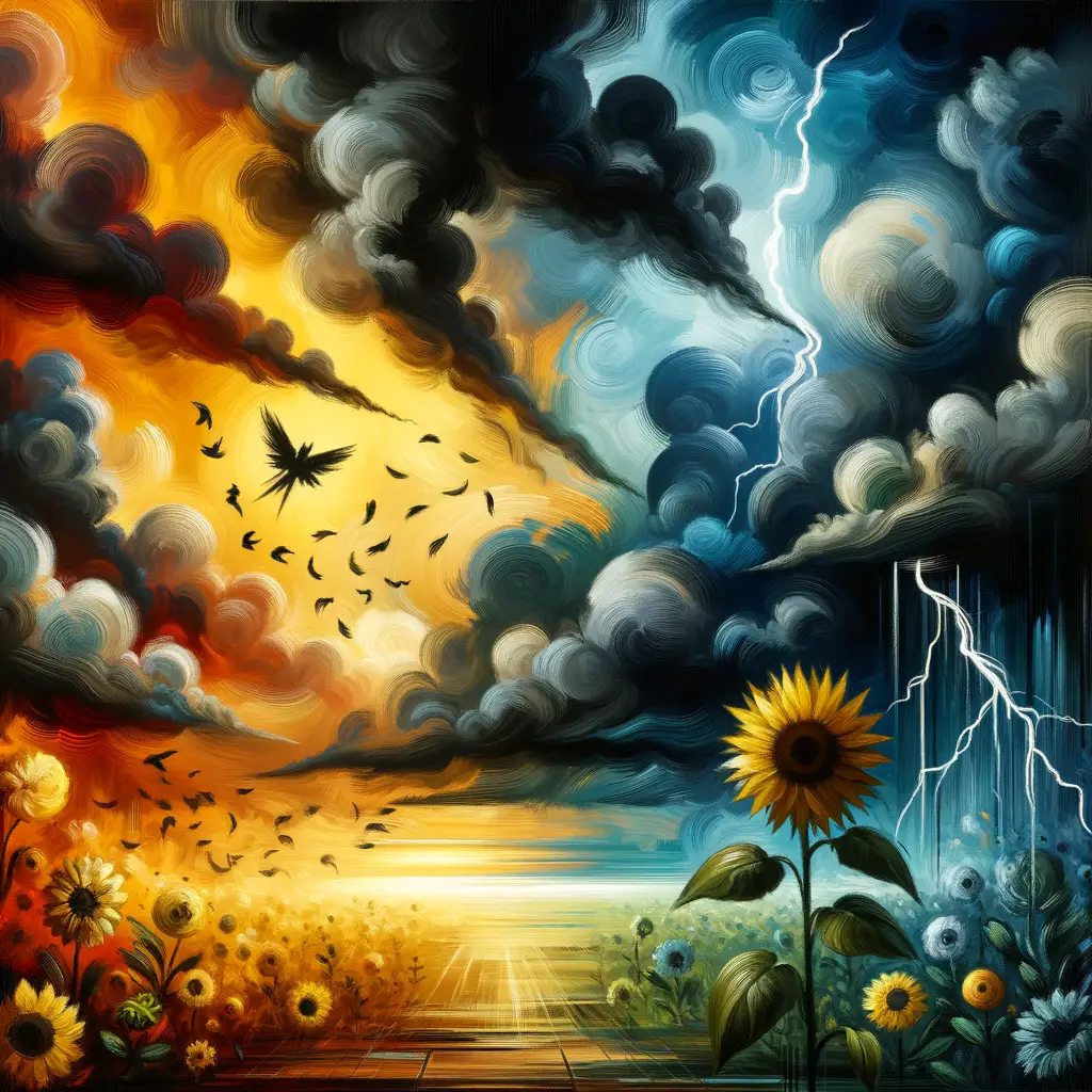 Embers of Resilience: A Therapeutic Symphony in Nature's Dichotomy