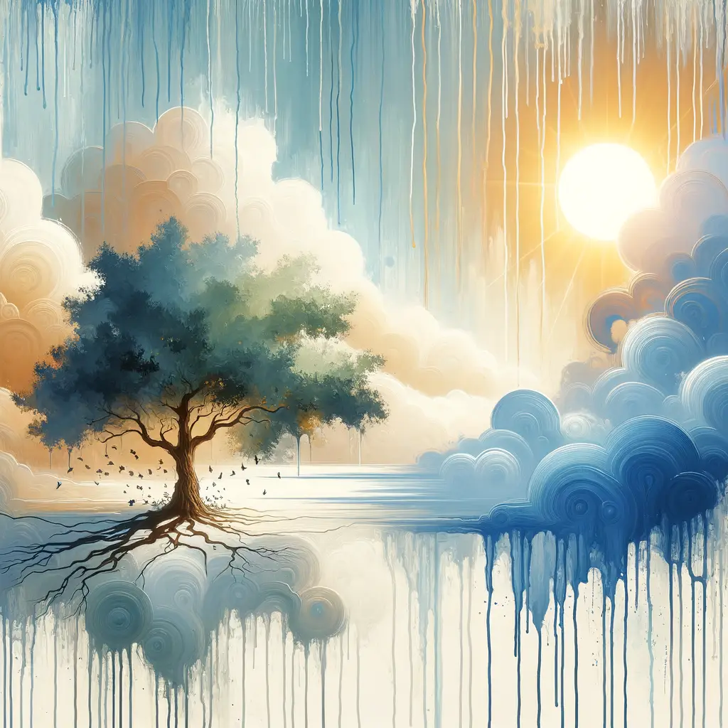 Whispers of Resilience: Embracing Serenity Under the Oak