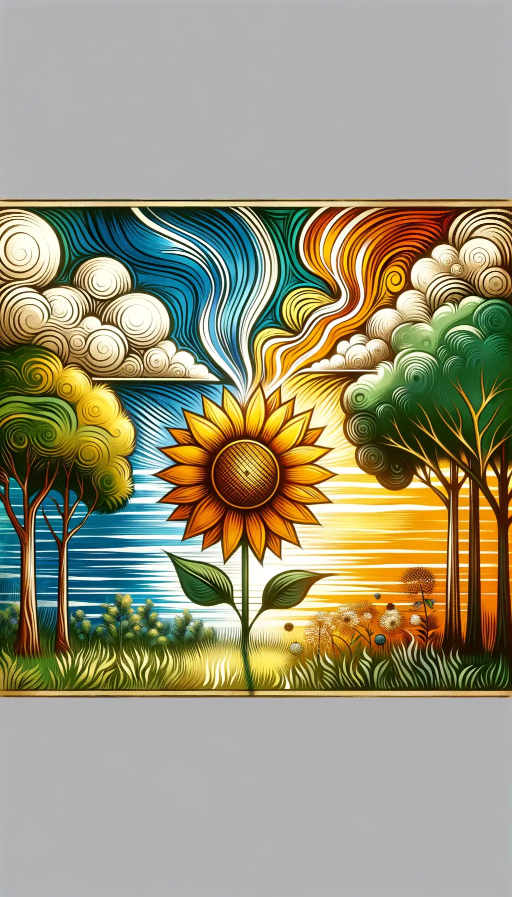 Sunflower's Reverie: Blossom of Self-Discovery