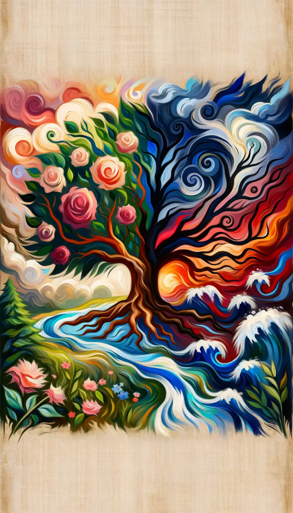 Roses and Oaks: Emotions Unearthed in the Therapy River