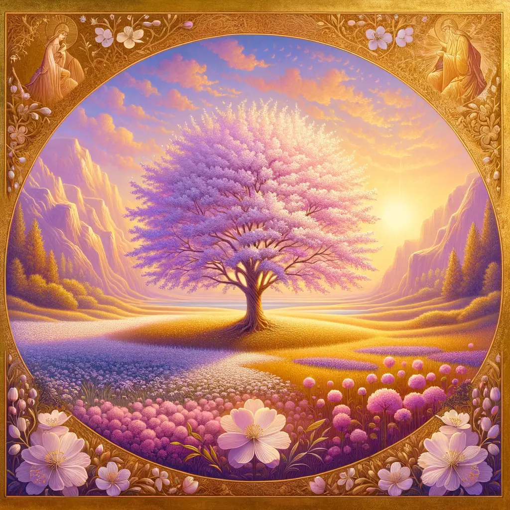 Ethereal Renewal: Blossoms of Inner Serenity
