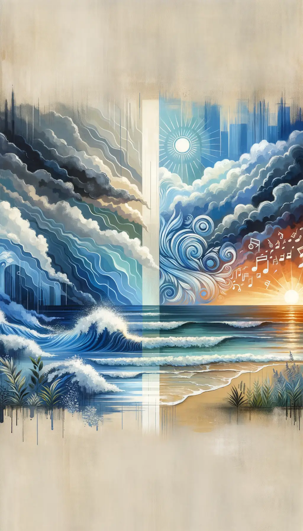 Whispers of Resilience: an Ocean's Emotion Symphony