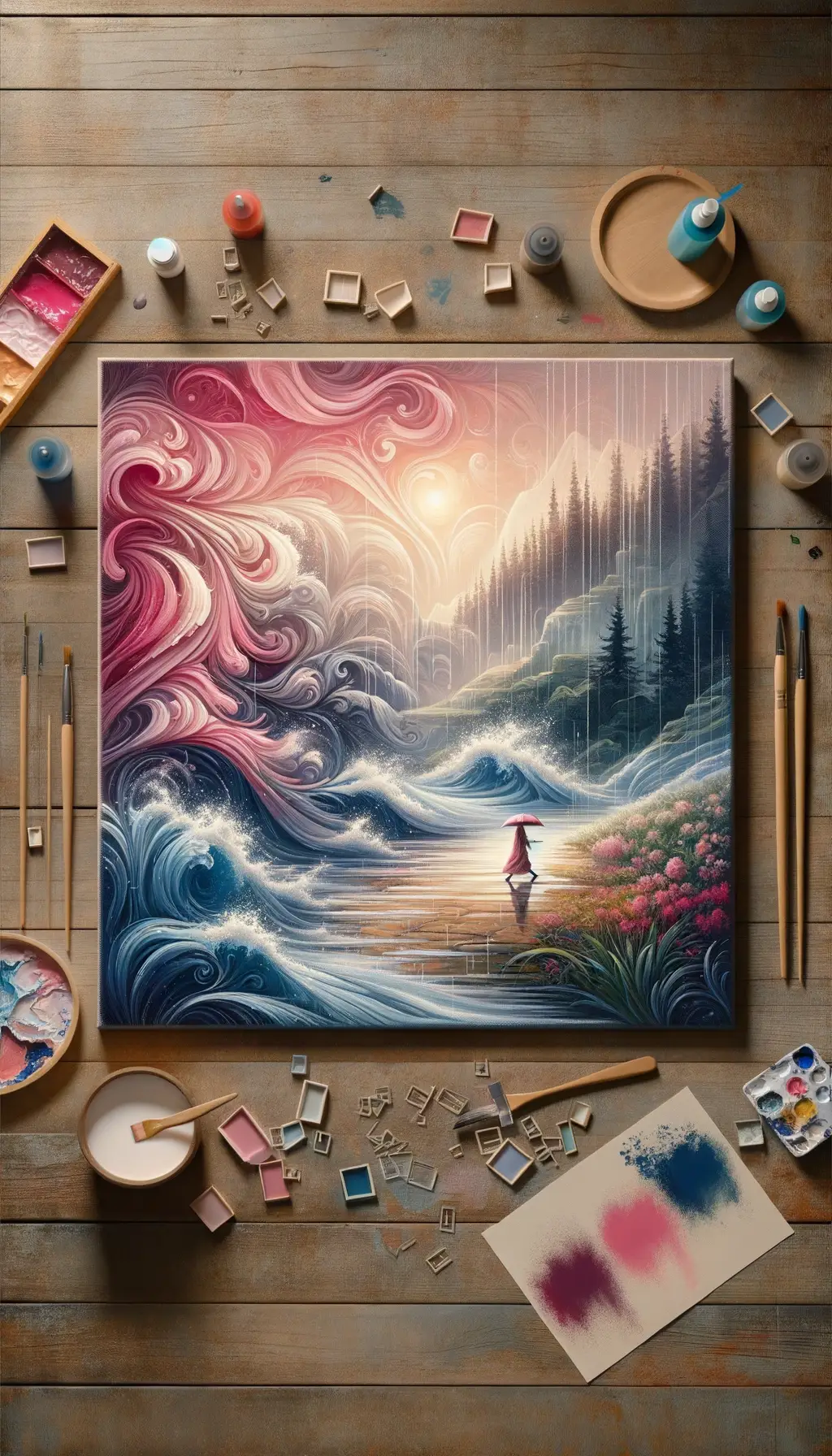 Whispers of Rose: A Journey Through Emotive Waters