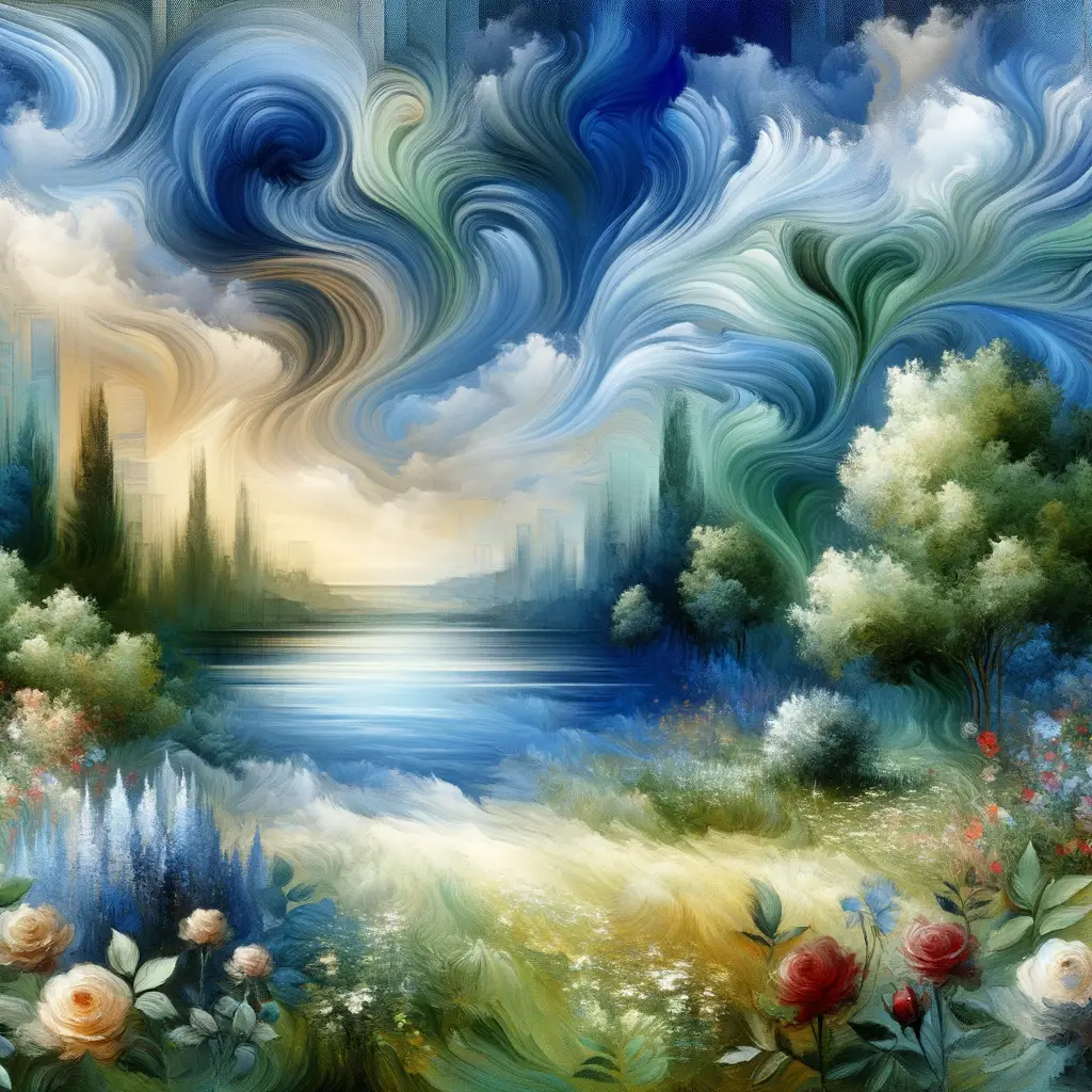 Blossoms of Understanding: A Tranquil Reflection