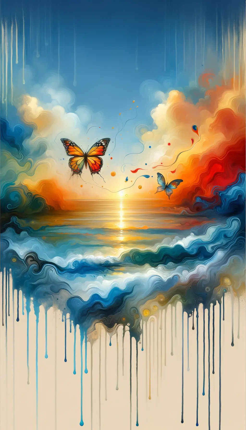Whispers of Renewal: Sunset Serenity in Emotion's Dance