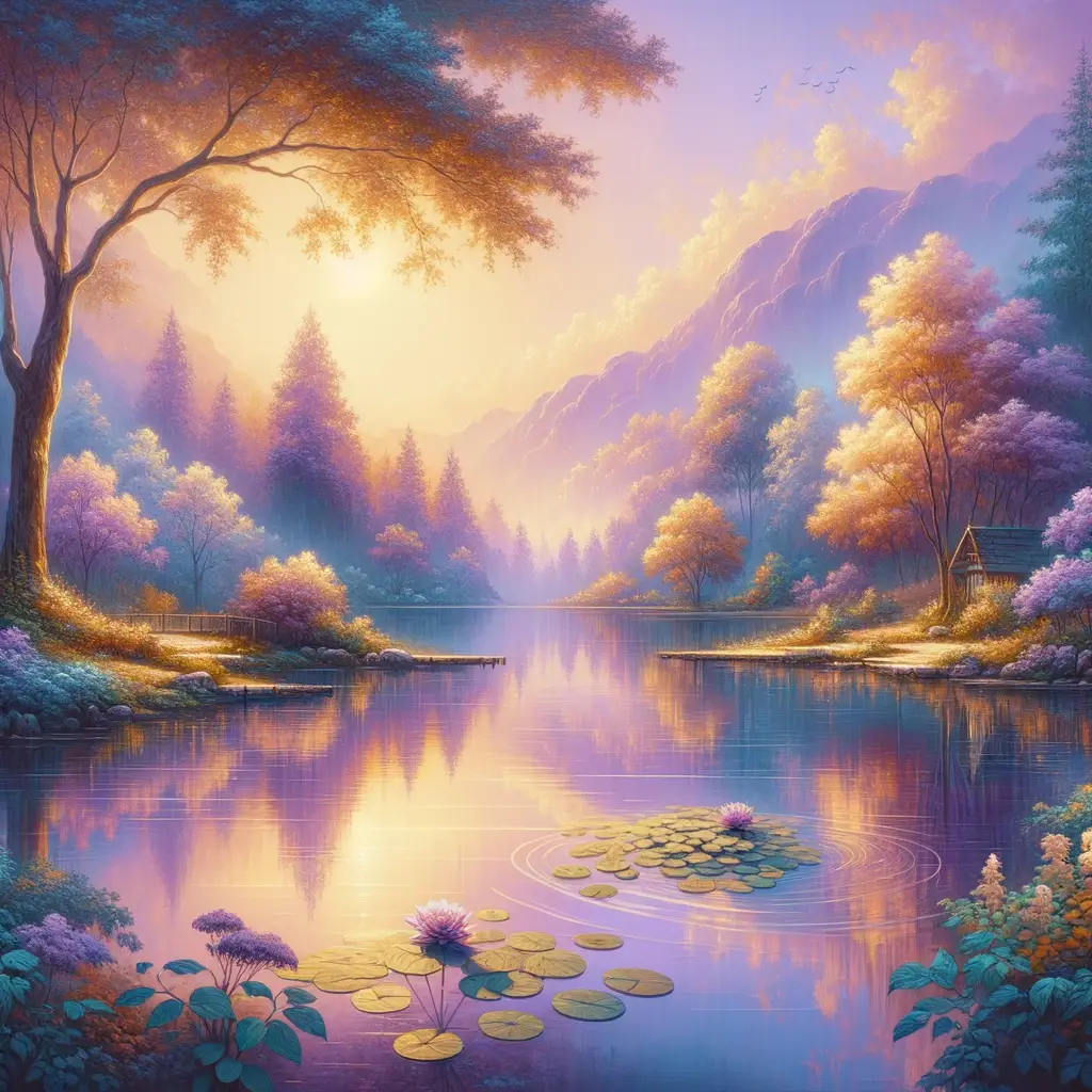 Harmony's Reflection: Tranquil Therapies of the Golden Pond
