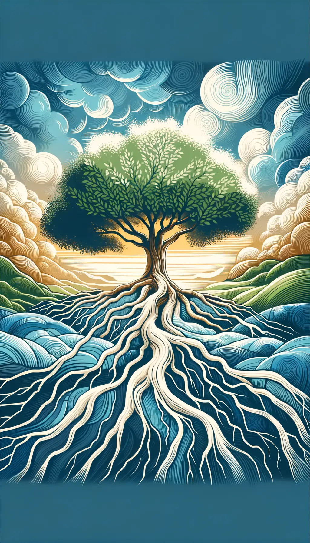 Wisdom's Whispers: Cocoon of Strength and Serenity