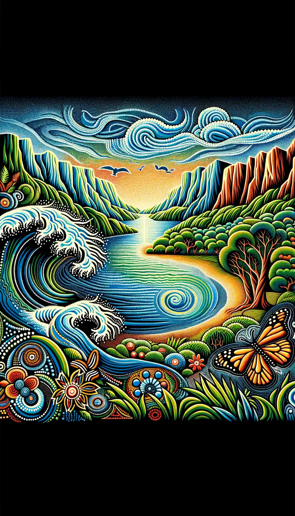 Whispers of Transformative Embrace: A Journey Through Nature's Canvas