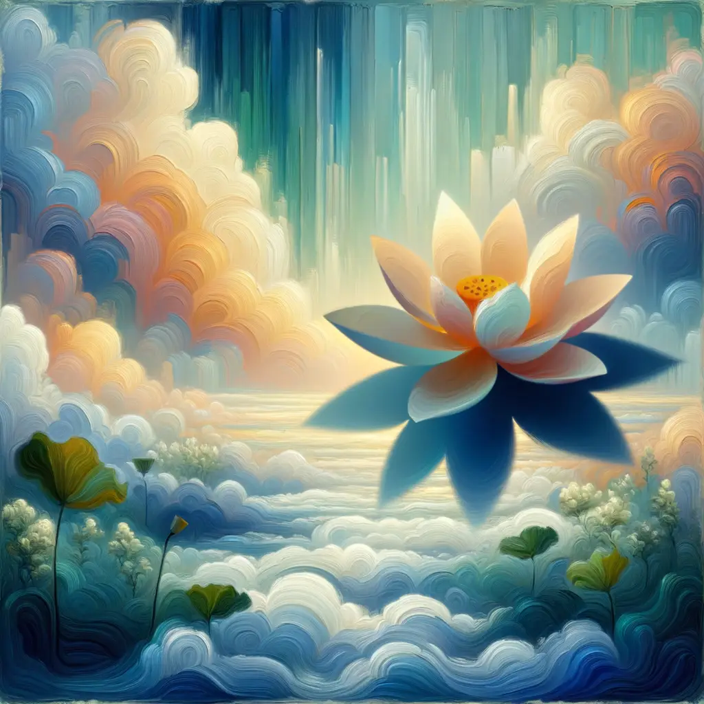 Lotus of Tranquil Resilience: Blooming Peace after the Storm