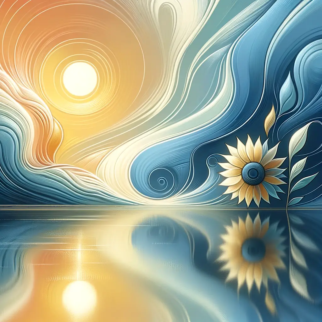 Ethereal Embrace: Radiant Rebirth by Sunset's Whisper