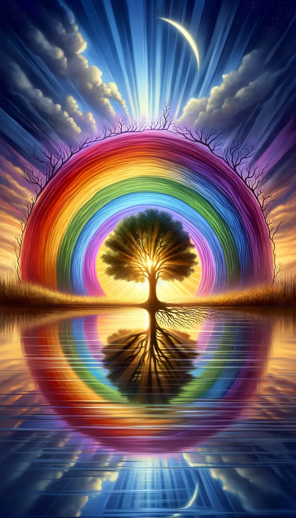 Whispers of Resilience: A Journey in Rainbow Hues