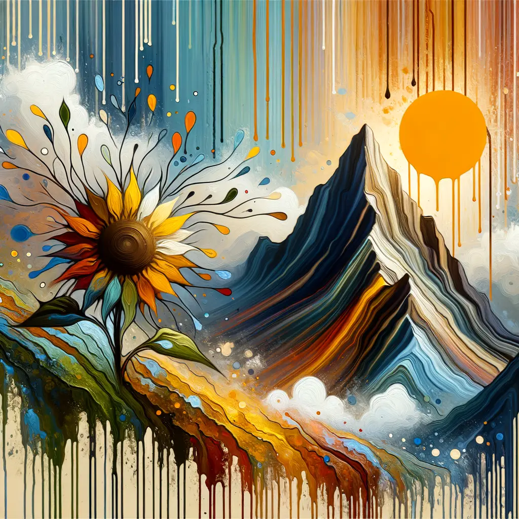 Echoes of Growth: Sunlit Paths Through Mountainous Minds