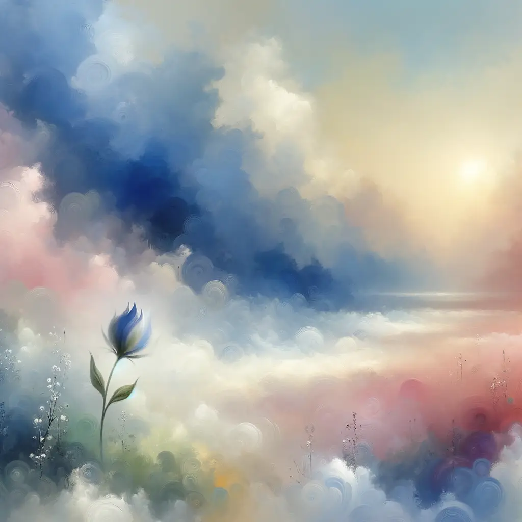 Misty Morning Blooms: Echoes of Therapy