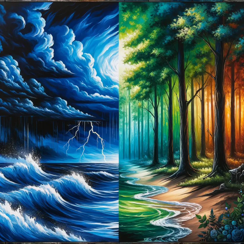 Echoes of Stillness and Strife: Voices of the Depths