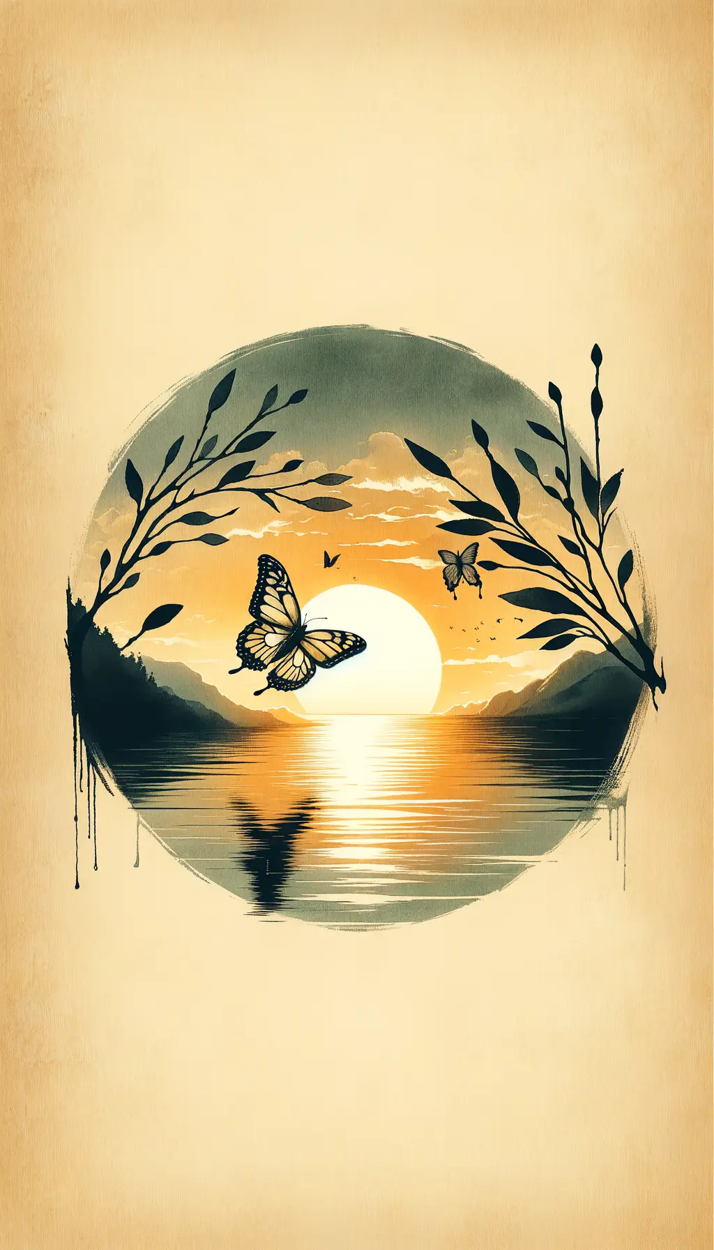 Whispers of Renewal: A Butterfly's Resilience