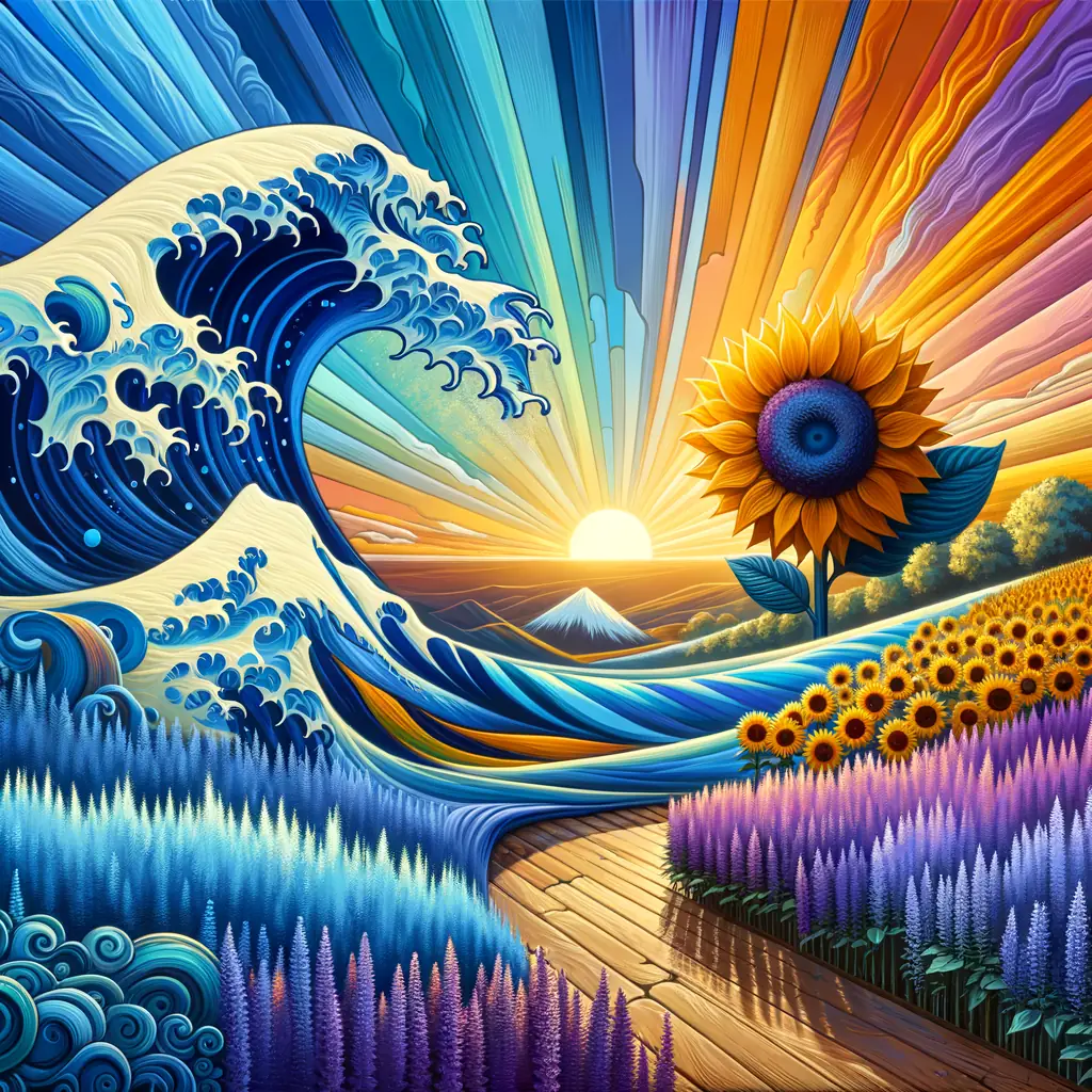 Echoes in Azure: Visions of Therapy Under Street Art Skies