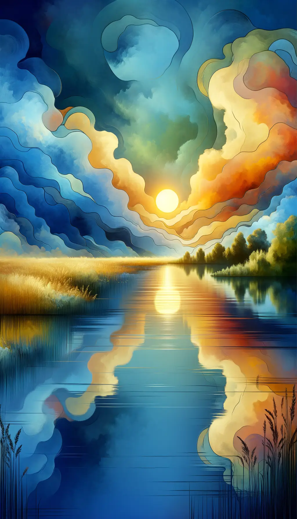 Serenade of Nature: Harmony Along the Golden Horizon