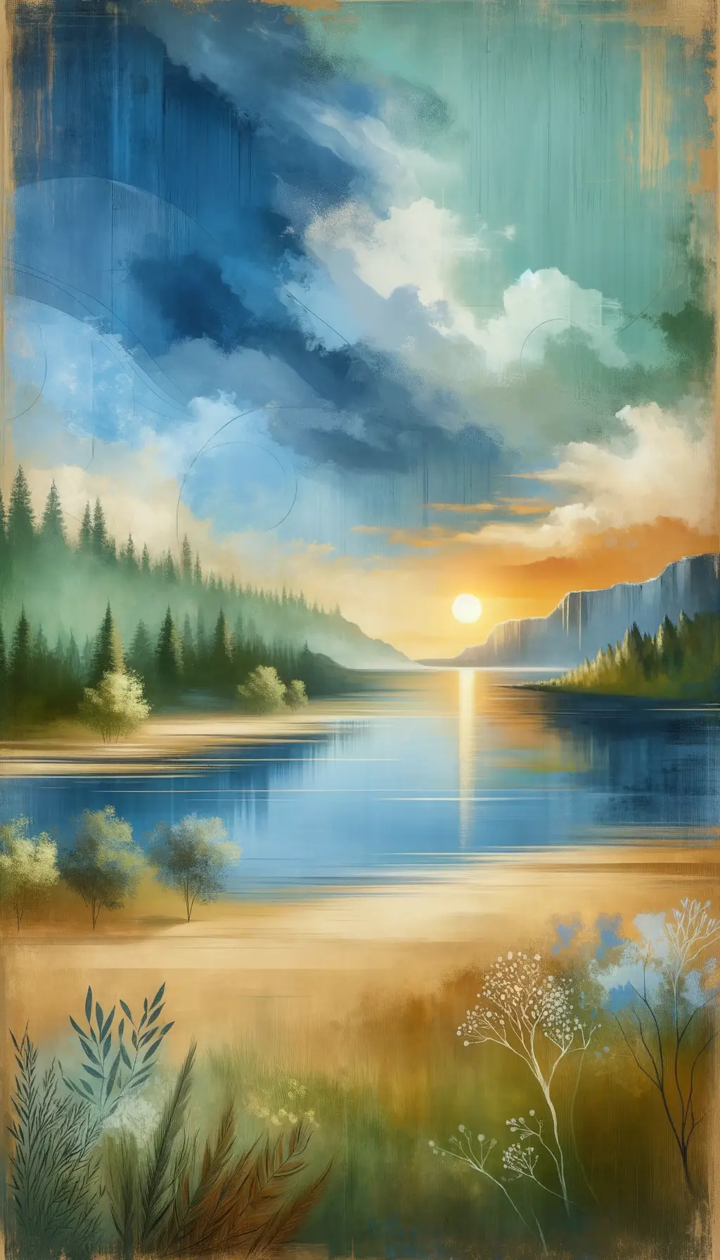 Tranquil Reverie: Symphony of Evening's Embrace
