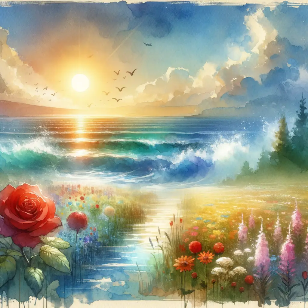 Whispers of the Rose: Embracing the Sea Within