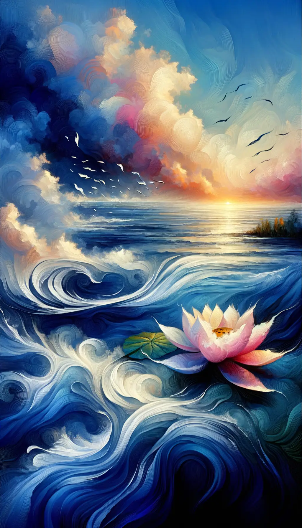 Whispers of Strength Beneath the Blossoming Lotus