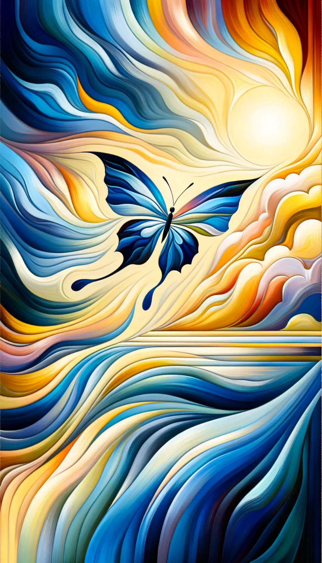 Whispers of Transformation: A Butterfly's Dance Through Emotions