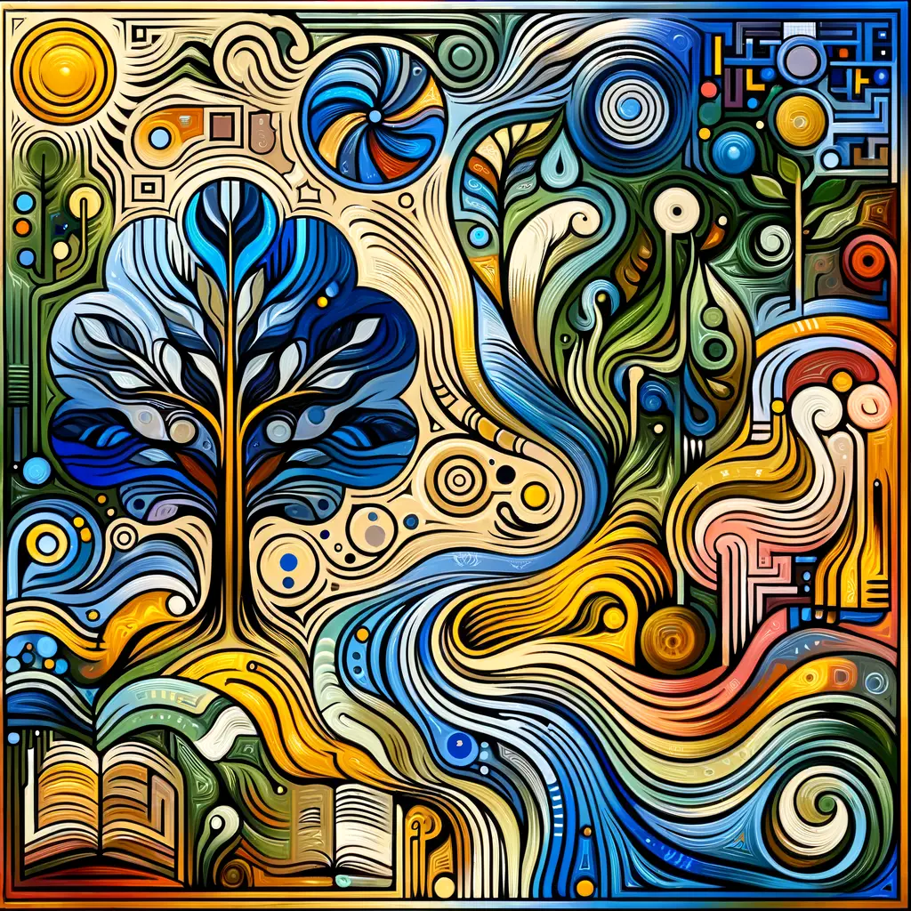 Whispers of the Ancient Oak: River's Embrace