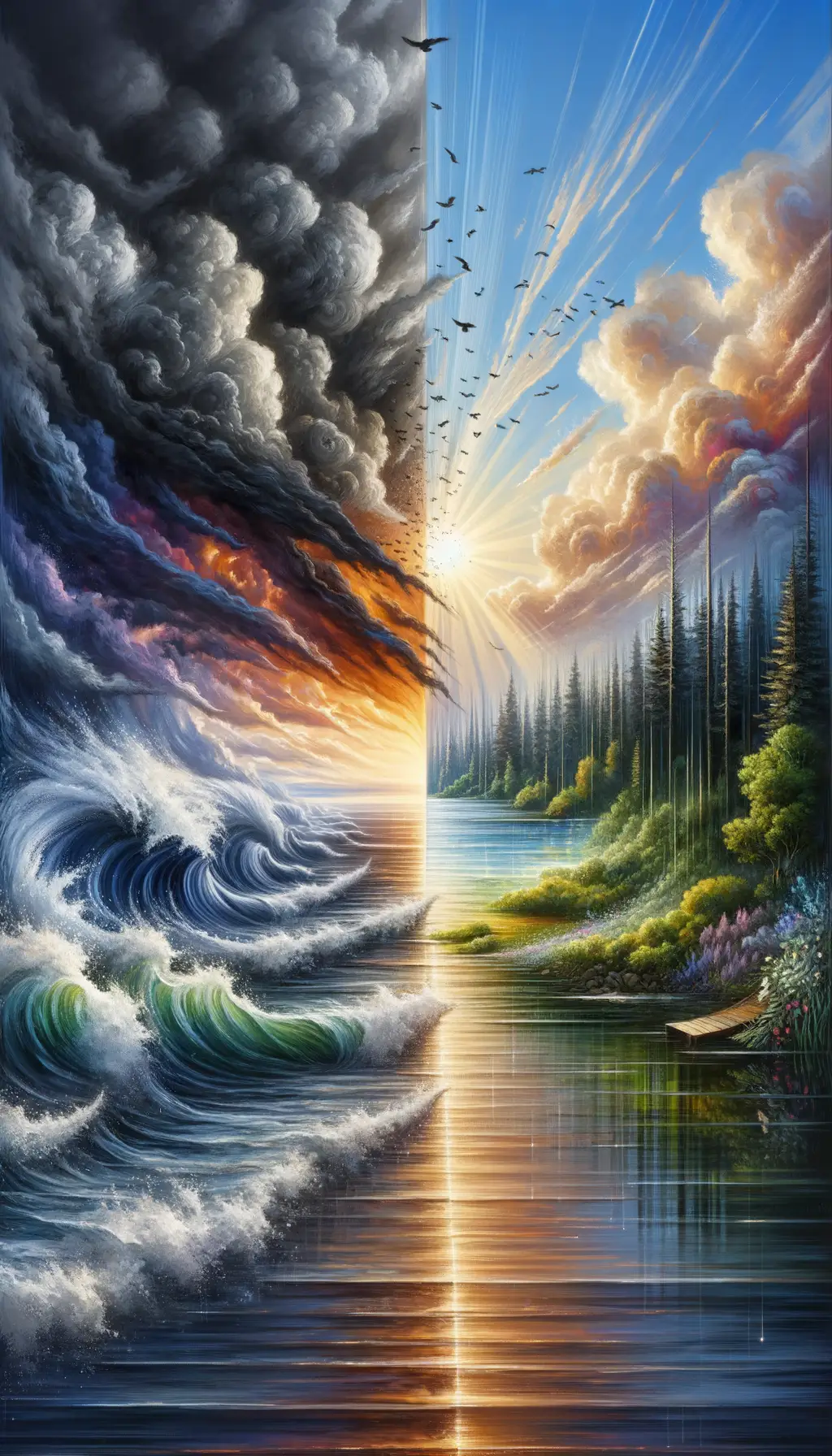 Whispers of Transformation: A Journey Through Shadows and Light