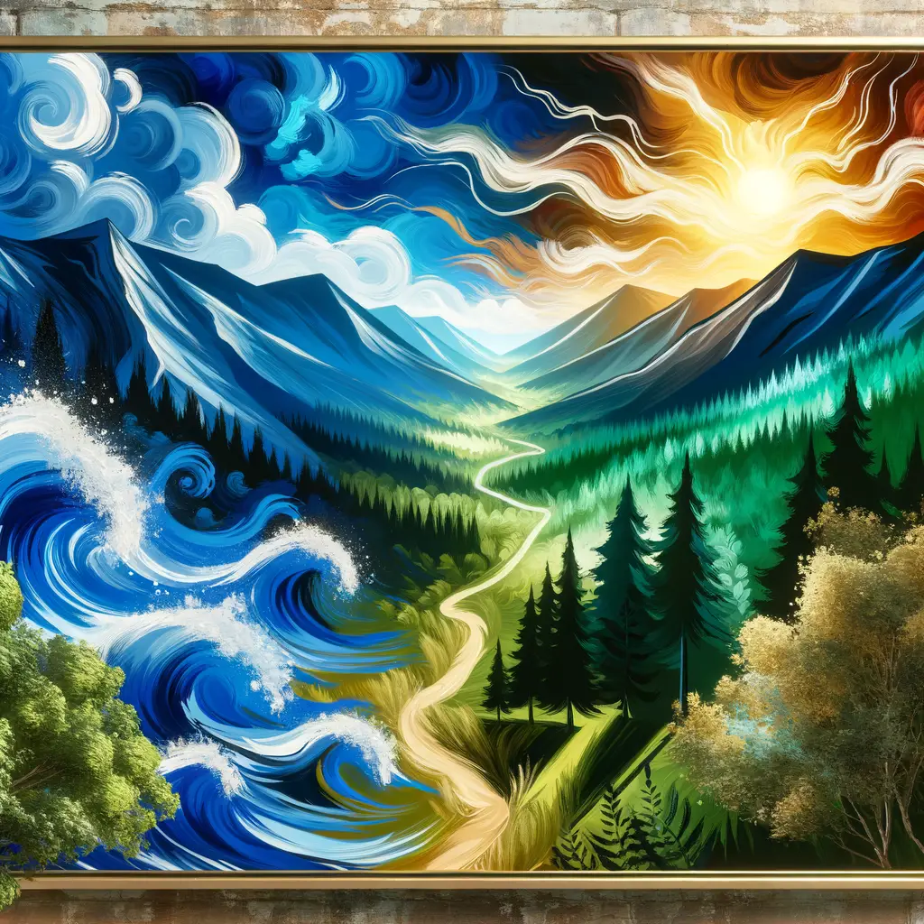 Ethereal Journey: Embracing Healing Through Nature's Canvas