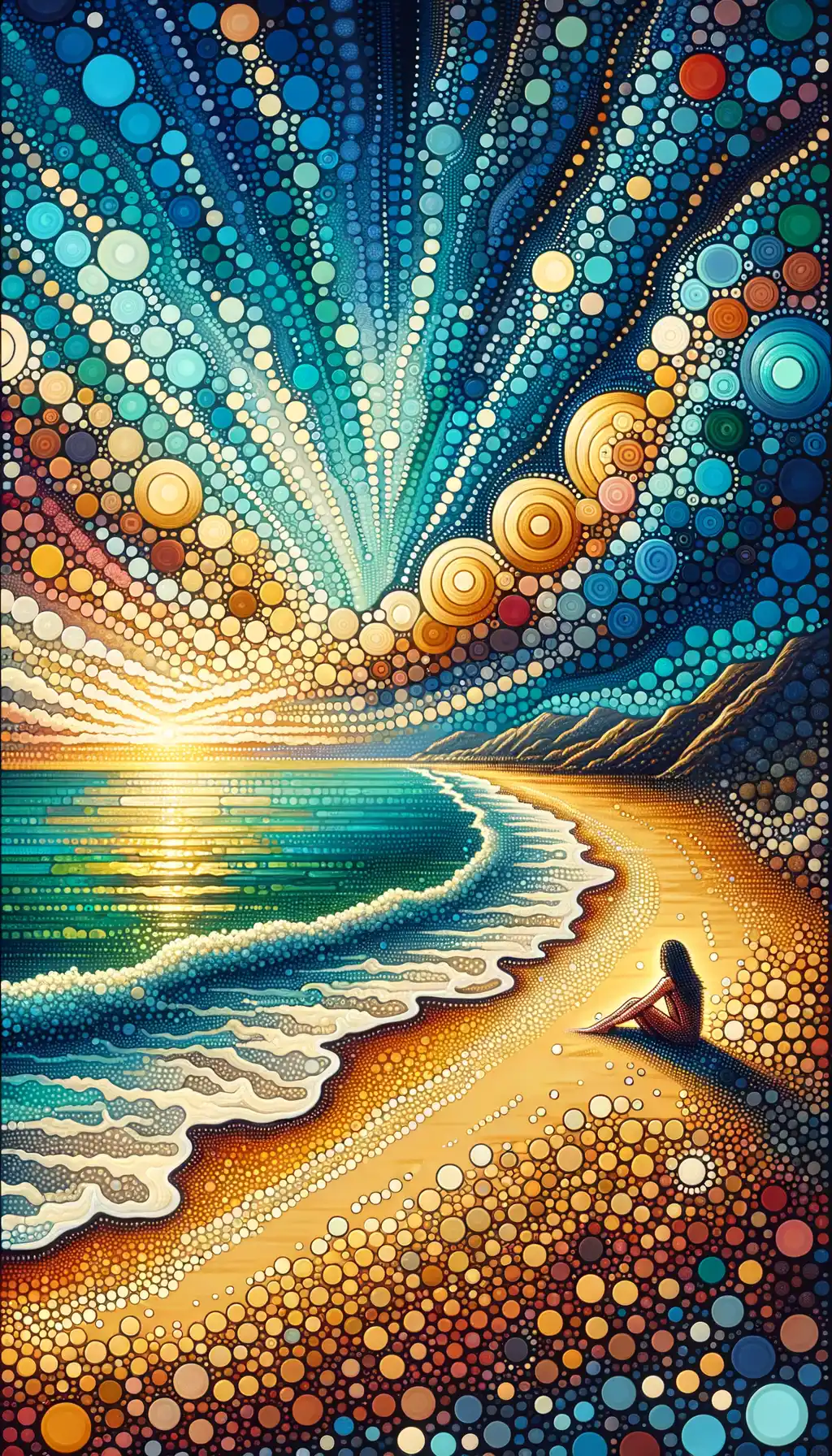 Whispers of the Soul: Oceanic Emotions in Dot Harmony