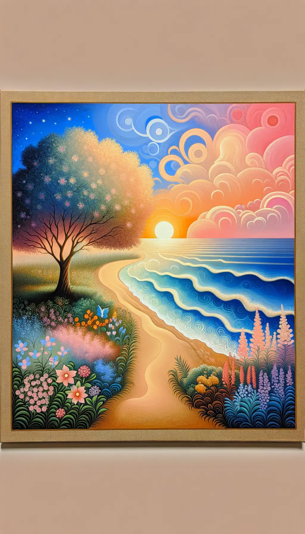 Twilight's Tranquil Garden: A Journey Through Shadows and Light