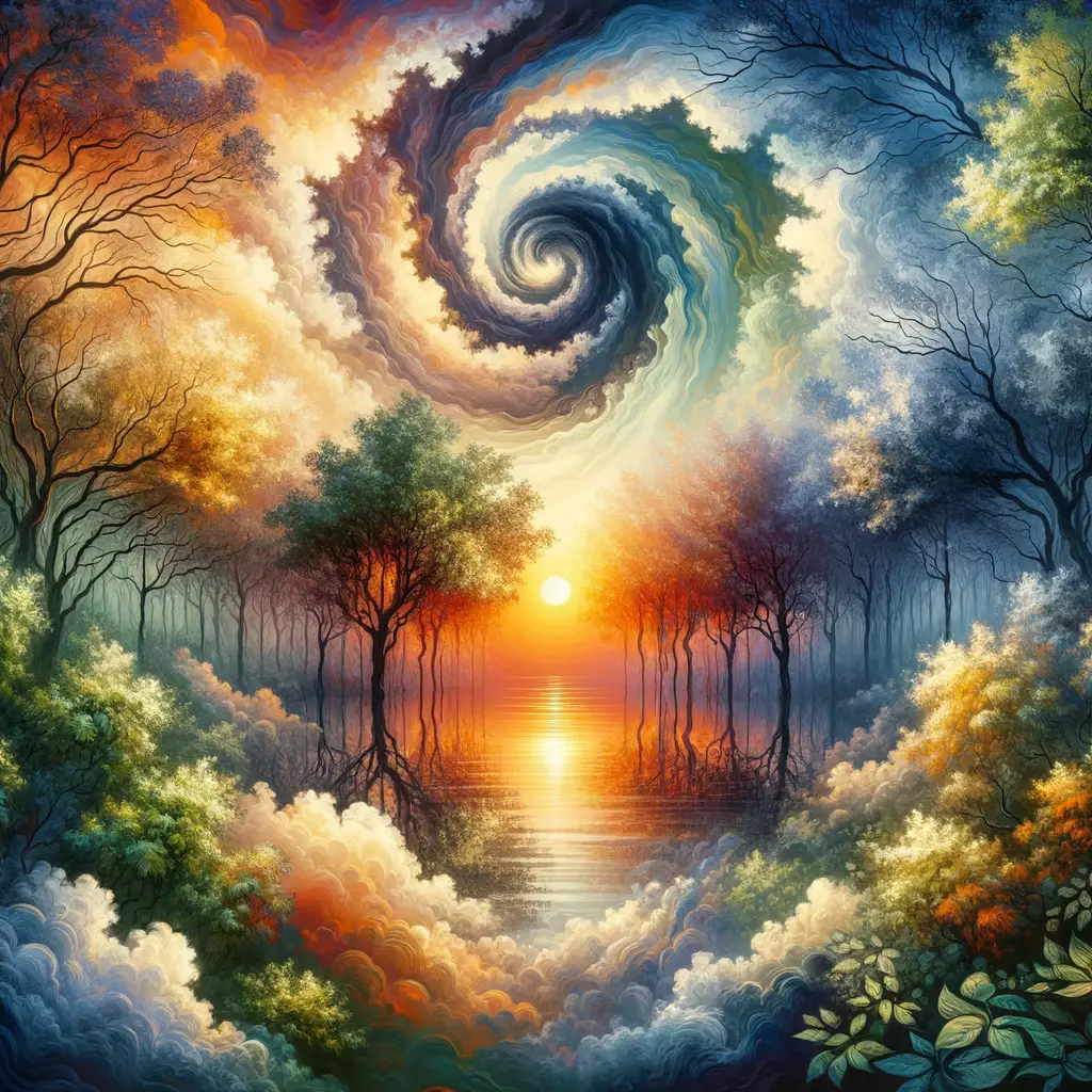 Whispers of Hope: Twilight's Dichotomy