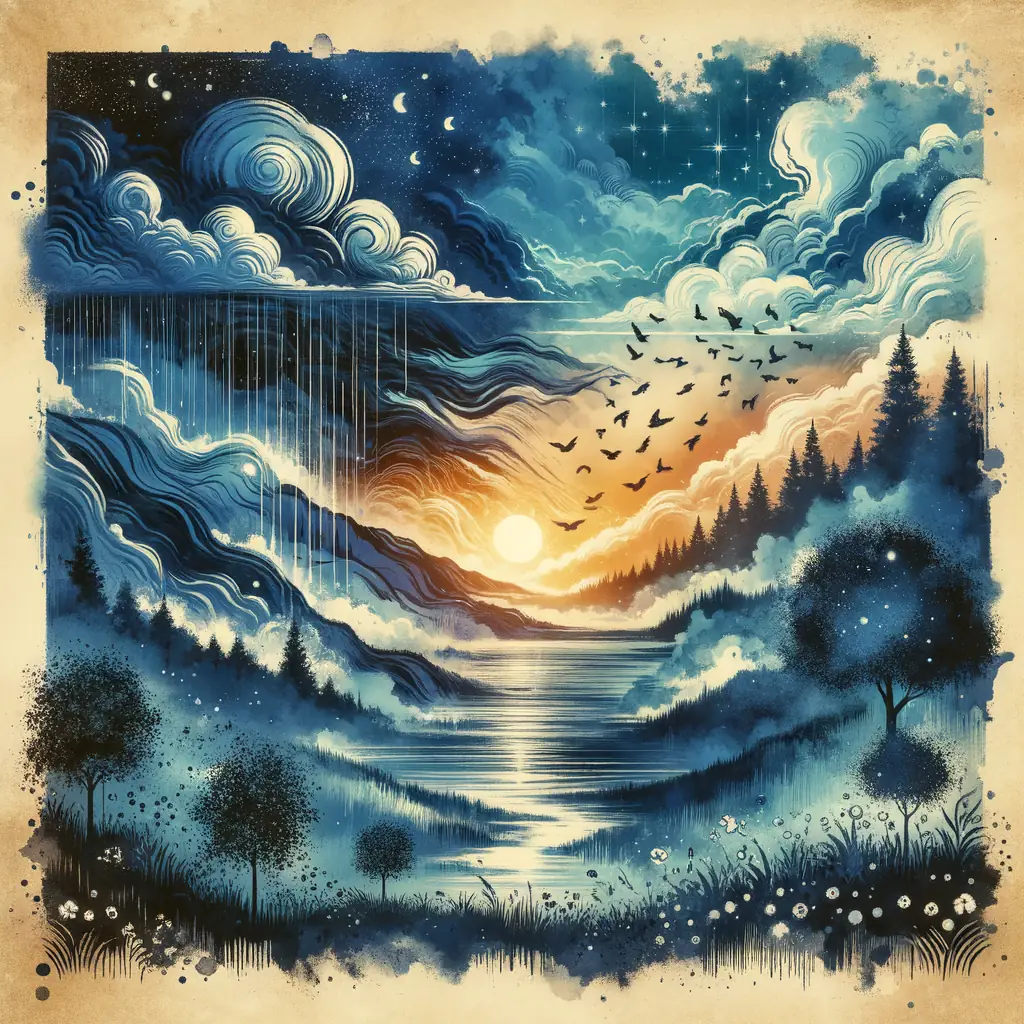 Soul's Watercolor Symphony: Whispers of Therapy in Monsoon Dreams