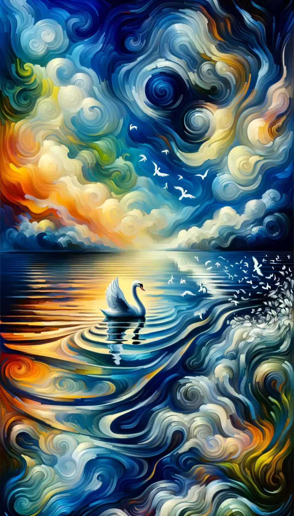 Whispers of the Swan on Tranquil Waters